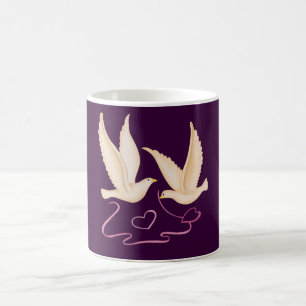 Caneca De Café Bois Fazeres Corações