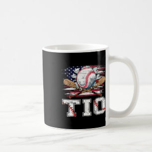 Caneca De Café Bola de Beisebol Tio-American Flag Proud Ball Tio