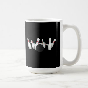 Caneca De Café Bola de boliche e pinos: Modelo 3D: Mug De Café