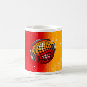Caneca De Café Bola de Disco com Espontamento