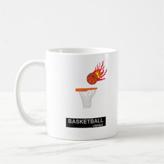 Caneca De Café Bola de ferraria entrando na cesta