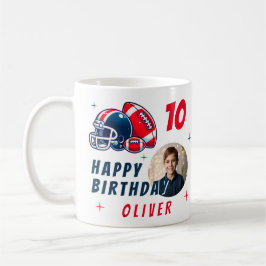 Caneca De Café Bola de Futebol Capacete Desenho Foto Aniversário