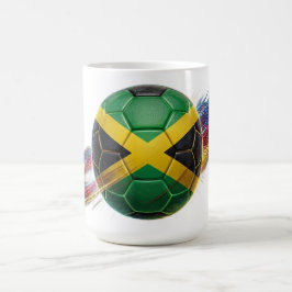 Caneca De Café Bola de Futebol da Jamaica | Estádio Pronto | Aces