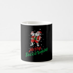 Caneca De Café Bola De Futebol De Natal