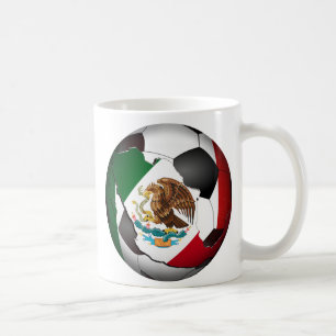 Caneca De Café Bola de Futebol do México