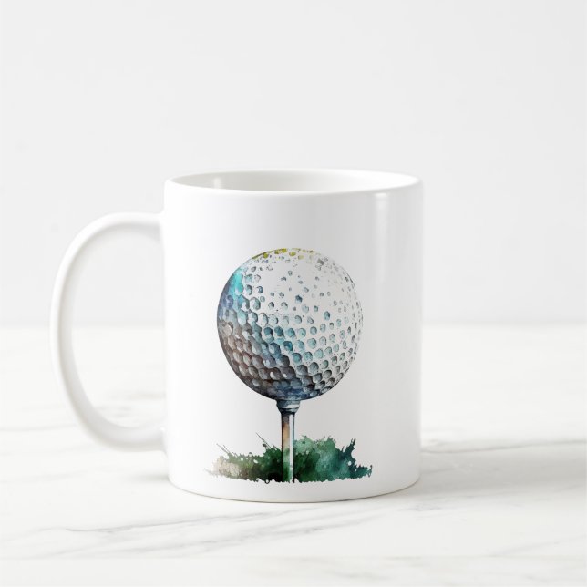 Caneca De Café bola de golfe (Esquerda)