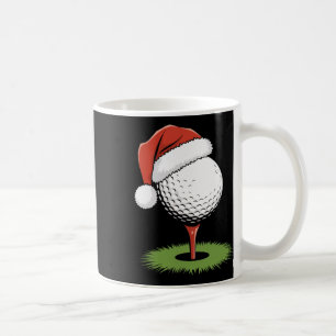 Caneca De Café Bola de Golfe de papai noel para Natal