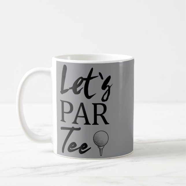 Caneca De Café Bola de Golfe e Par de Golfe (Esquerda)