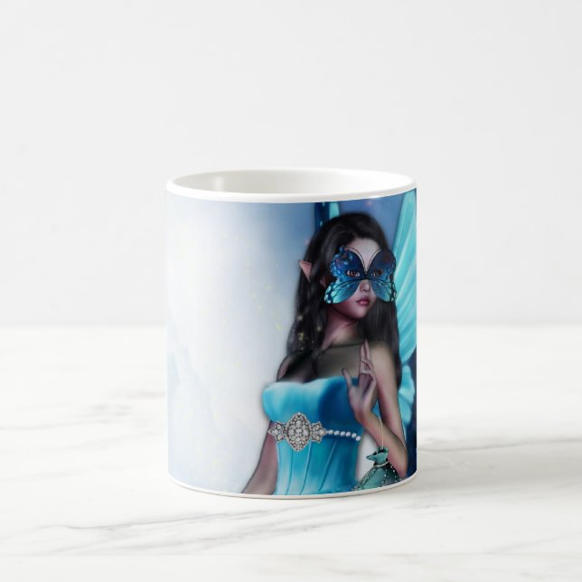 Caneca De Café Bola de mascarada feericamente (Centro)