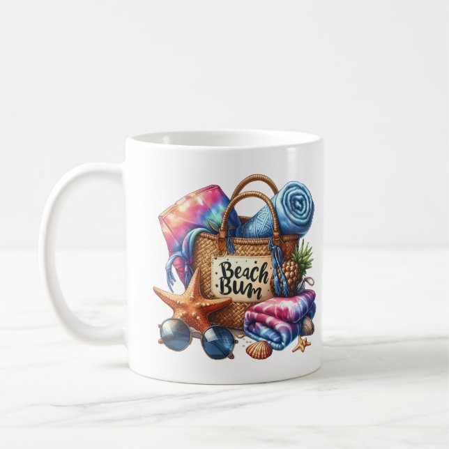 Caneca De Café Bola de praia (Esquerda)