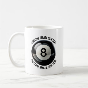 Caneca De Café Bola de Tênis de Texto Personalizado Pequeno 311g
