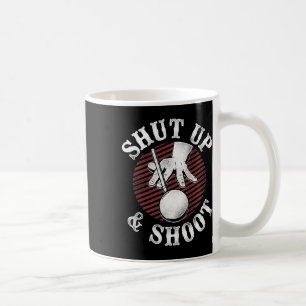 Caneca De Café Bola do Jogador de Piscina Billiards Vintage Retro