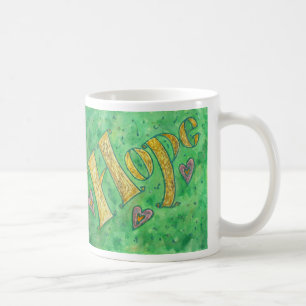 Caneca De Café Bolas de Café de Esperança Inspiradoras