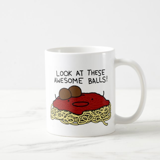 Caneca De Café Bolas impressionantes (Direita)