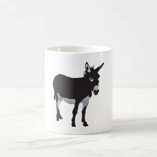 Caneca De Café Bold Donkey Silhouette Animal