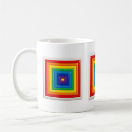 Caneca De Café  Bold Geometric Pop Art