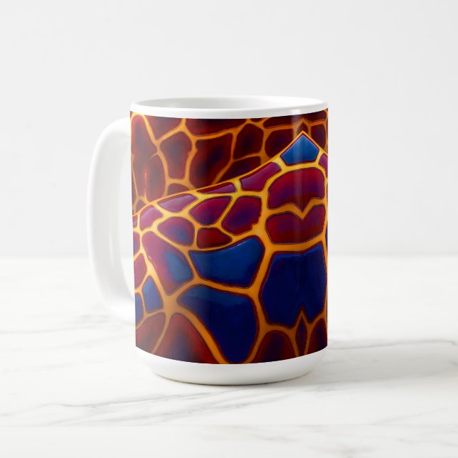Caneca De Café Bold Giraffe Impressão (Frente Esquerda)