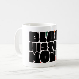 Caneca De Café Bold Letters Black History Month Mug