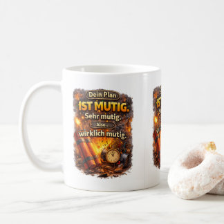 Caneca De Café Bold Plan Quote – Funny Explosion Design