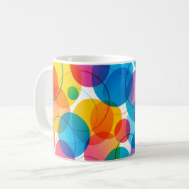 Caneca De Café Bolha de Arco-íris