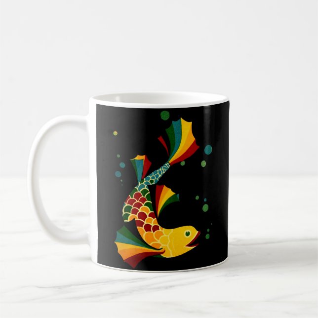 Caneca De Café bolhas coloridas "n (Esquerda)