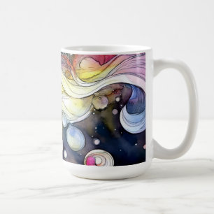 Caneca De Café Bolhas de abstrato