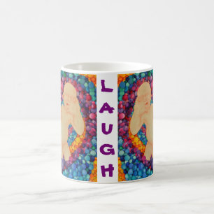 Caneca De Café bolhas rir