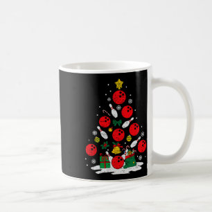 Caneca De Café Boliche Árvore de Natal Luzes Xmas Bowler Me Espor