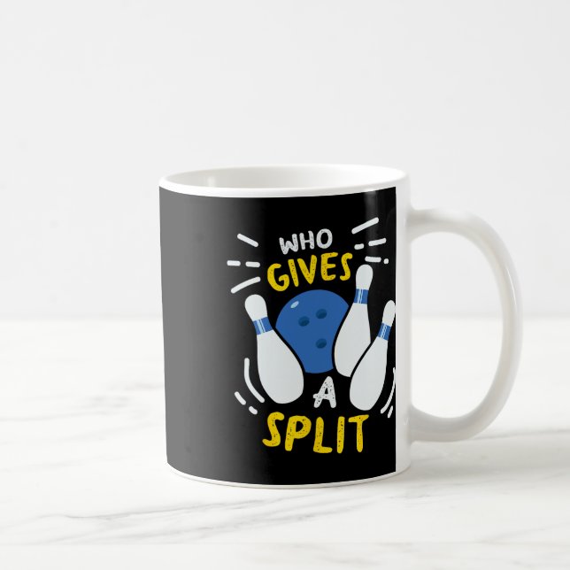Caneca De Café Boliche Engraçada Que Dá Uma Divisão (Direita)