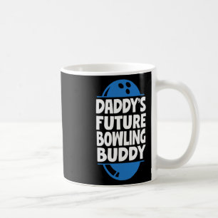 Caneca De Café Boliche engraçada Toddler Pai Futuro Boliche Buddy