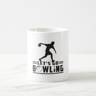 Caneca De Café Boliche Esporte Bowler Strike Bowl Engraçado Ideia