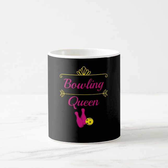 Caneca De Café Boliche Queen Boliche Bowler (Centro)