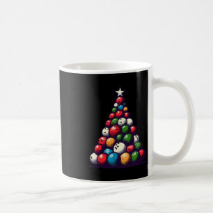 Caneca De Café Boliches Engraçadas Luzes De Árvore De Natal Para