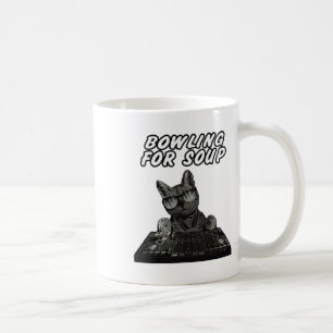 Caneca De Café Boliches Para Estilo De Gato De Música De Sopa