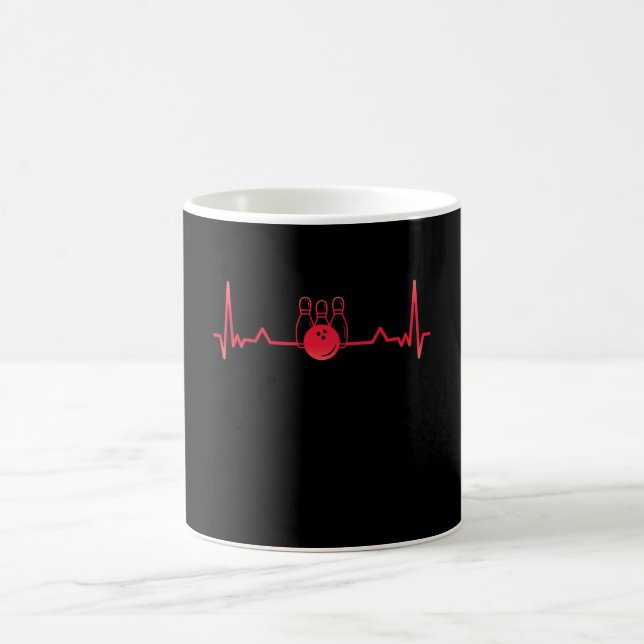 Caneca De Café Boliches Pulsação Pin Bowl Engraçado Presente (Centro)