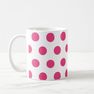 Caneca De Café Bolinhas Bonito, cor-de-rosa, com cômoda