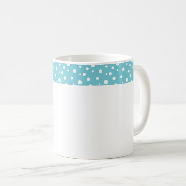 Caneca De Café Bolinhas Coffee Mug (Frente Esquerda)