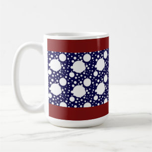 Caneca De Café Bolinhas do Designer