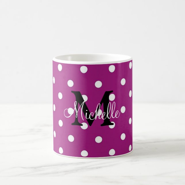 Caneca De Café Bolinhas personalizada (Centro)