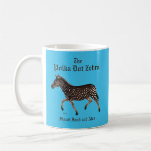Caneca De Café Bolinhas Zebra - Pub Inglês