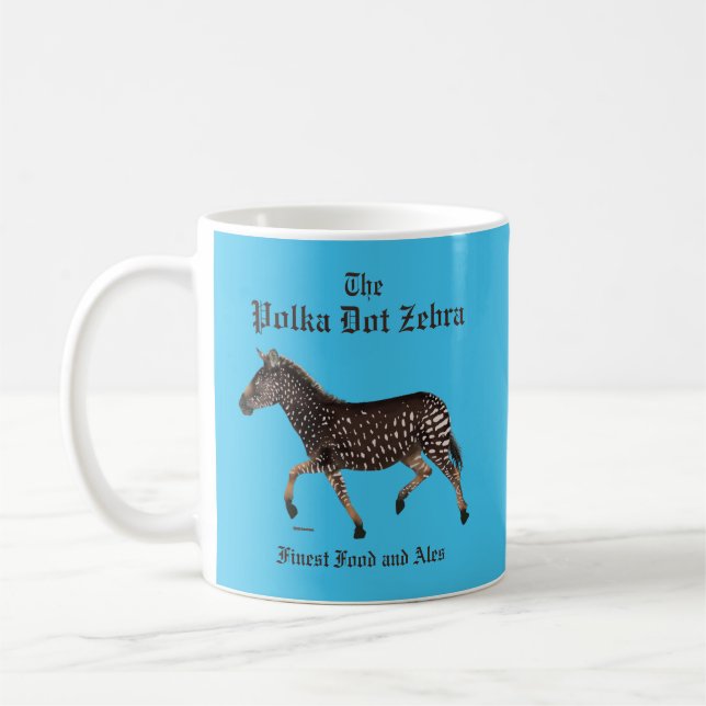 Caneca De Café Bolinhas Zebra - Pub Inglês (Esquerda)