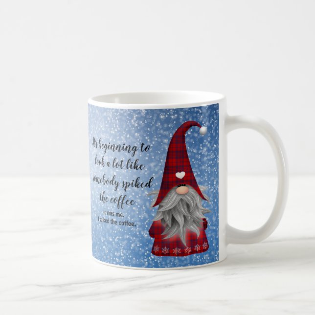 Caneca De Café Bolinho de Natal Engraçado (Direita)