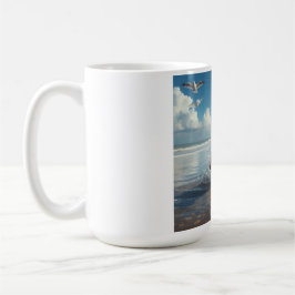 Caneca De Café Bolinho Elegante De Café Francês