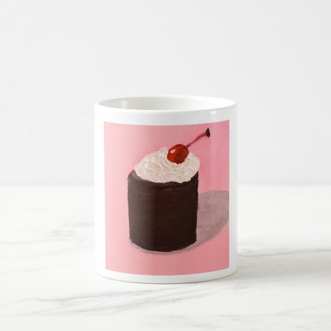 Caneca De Café Bolo com Cereja no Topo (Centro)