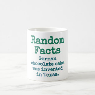 Caneca De Café Bolo de Chocolate Alemão - Fato de Trivia