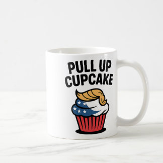 Caneca De Café Bolo De Copo Puxa Para Cima Trump Engraçado Trump