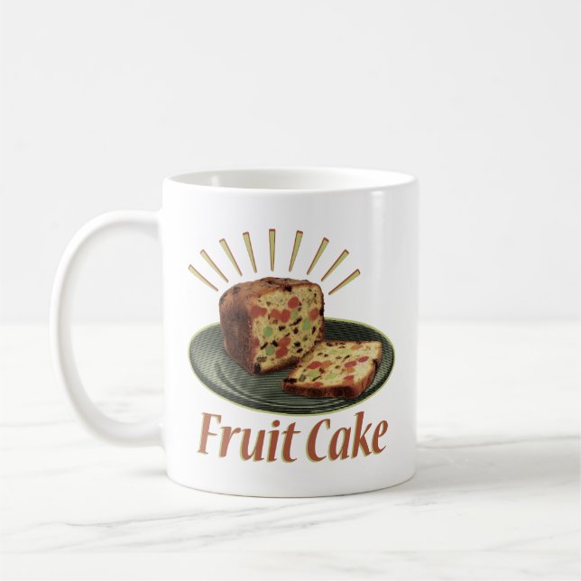 Caneca De Café Bolo de Frutas Bolo de Frutas (Esquerda)