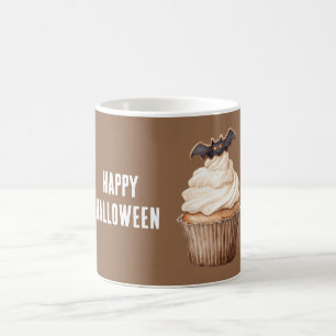 Caneca De Café Bolo de Halloween de Morcego