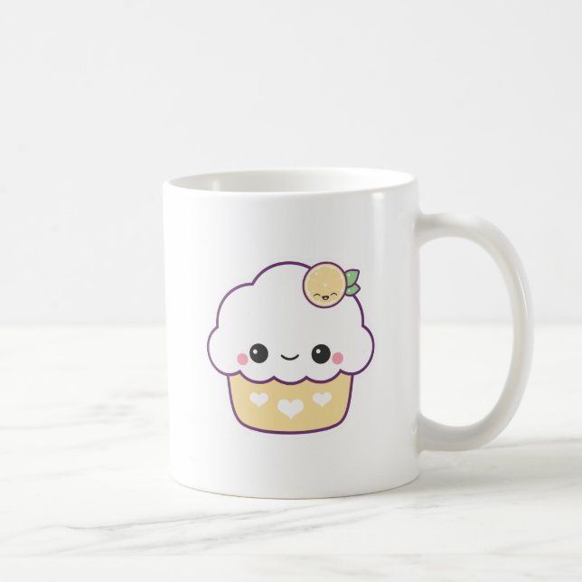 Caneca De Café Bolo de Limão Fofo (Direita)