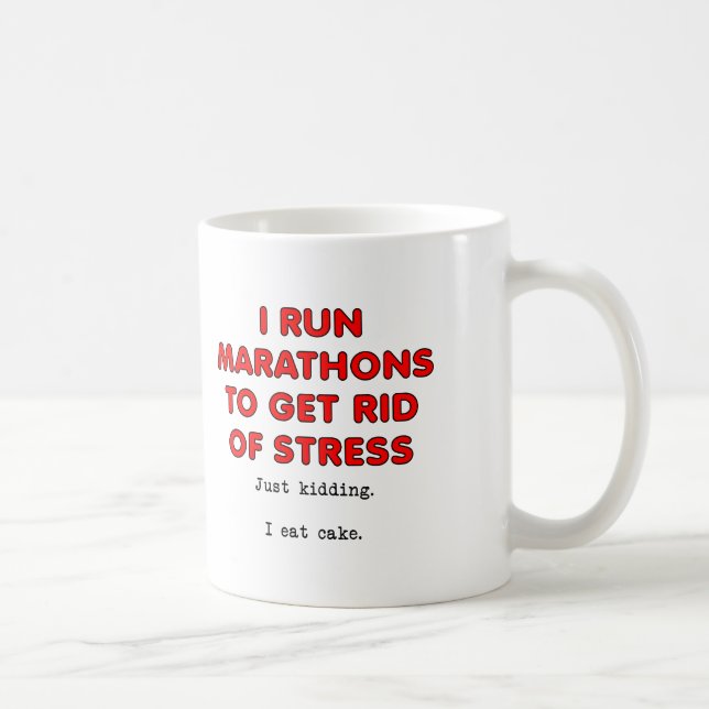 Caneca De Café Bolo para Stress Funny Mug (Direita)